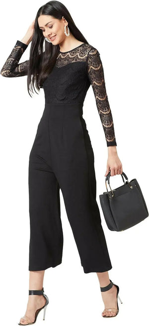 Women's Solid Straight Leg Regular Length Jumpsuit