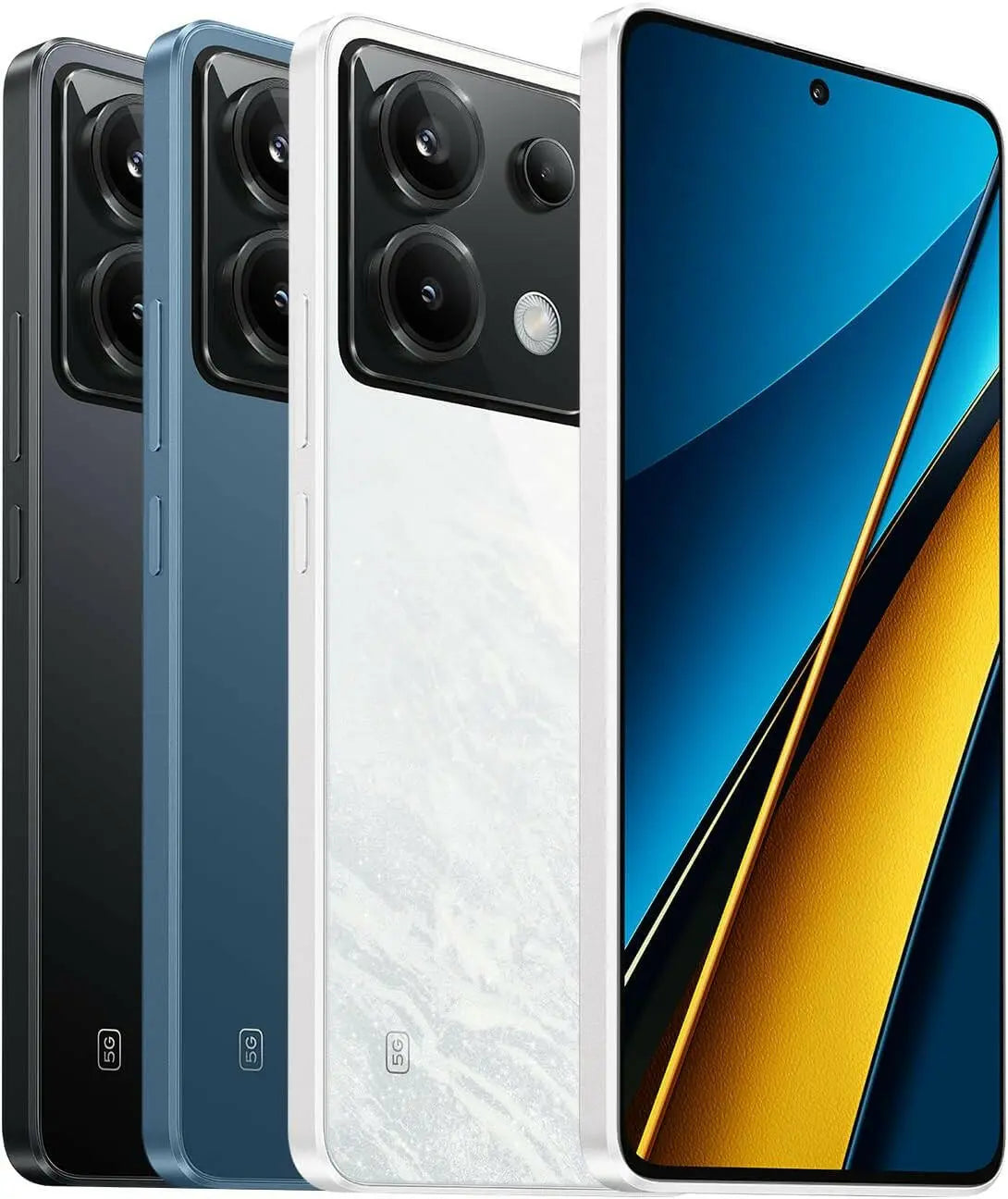 Xiaomi POCO X6 5G (Black 12GB RAM, 256GB ROM) - Vivid 120Hz AMOLED 1.5K display | 64MP large camera sensor with OIS Ultra-wide and macro lenses | 67W turbo charging | SDM7435 Advanced process