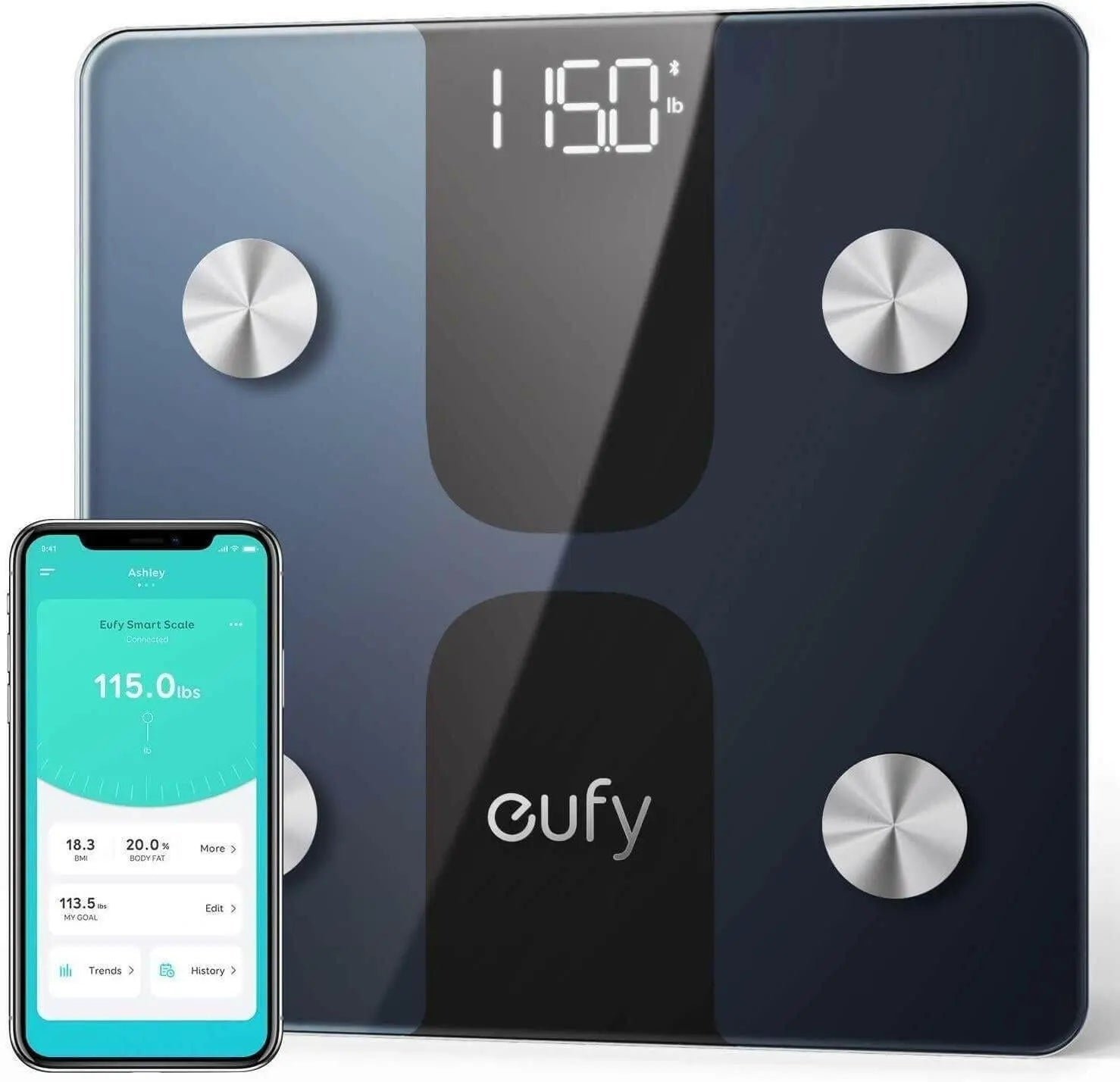 eufy Smart Scale C1 with Bluetooth, Body Fat Scale, Wireless