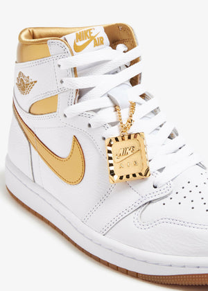 NIKE Air Jordan 1 High OG 'Metallic Gold' Sneakers