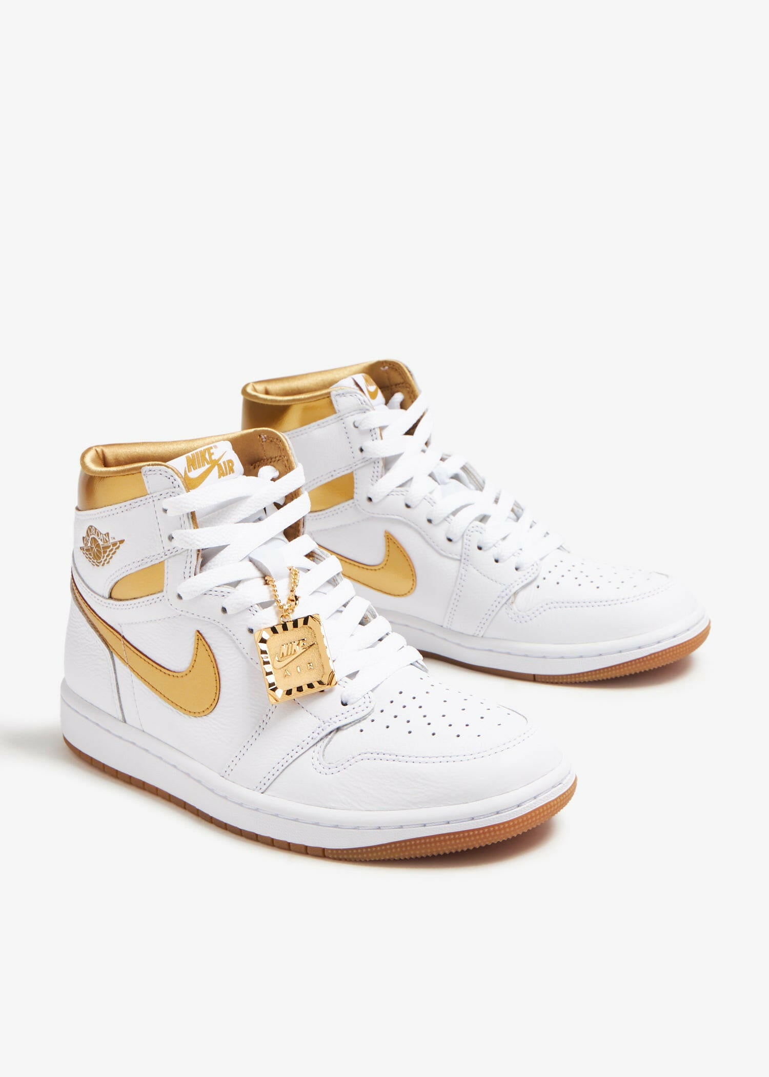 NIKE Air Jordan 1 High OG 'Metallic Gold' Sneakers