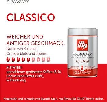 illy instant coffee Classic Roast Filter Coffee 250g