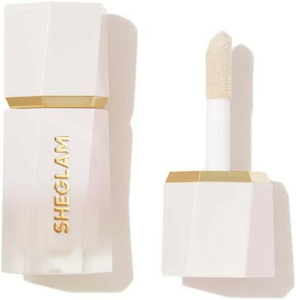 SHEGLAM Makeup - Glow Bloom Liquid Highlighter Shimmer Finish - Long-wearing Waterproof Highlighter Makeup with Sponge Tip Applicator (Vanilla Frost)